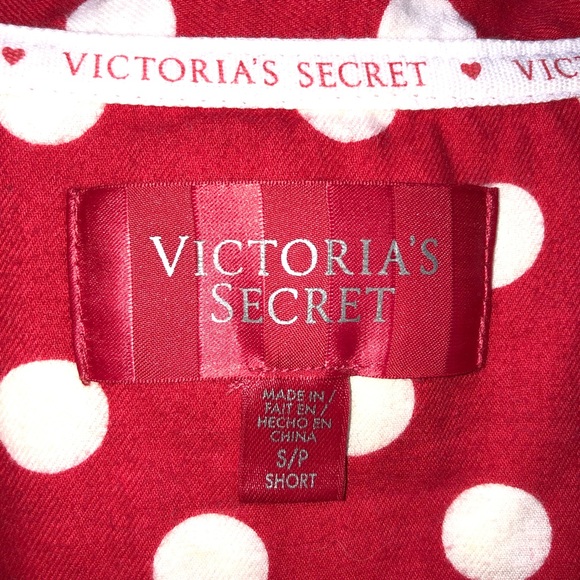 $ drop! Victoria’s Secret PolkaDot Pajama Top S/P - Picture 2 of 6